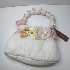 Fleurisse Girls Bridal Flower Girl Springtime Flower Marguerite Purse Bag New